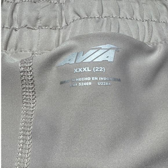 Avia Women's Running Shorts W/ Liner Antique Taupe XXXL With Hidden Zip Pocket - Picture 5 of 5